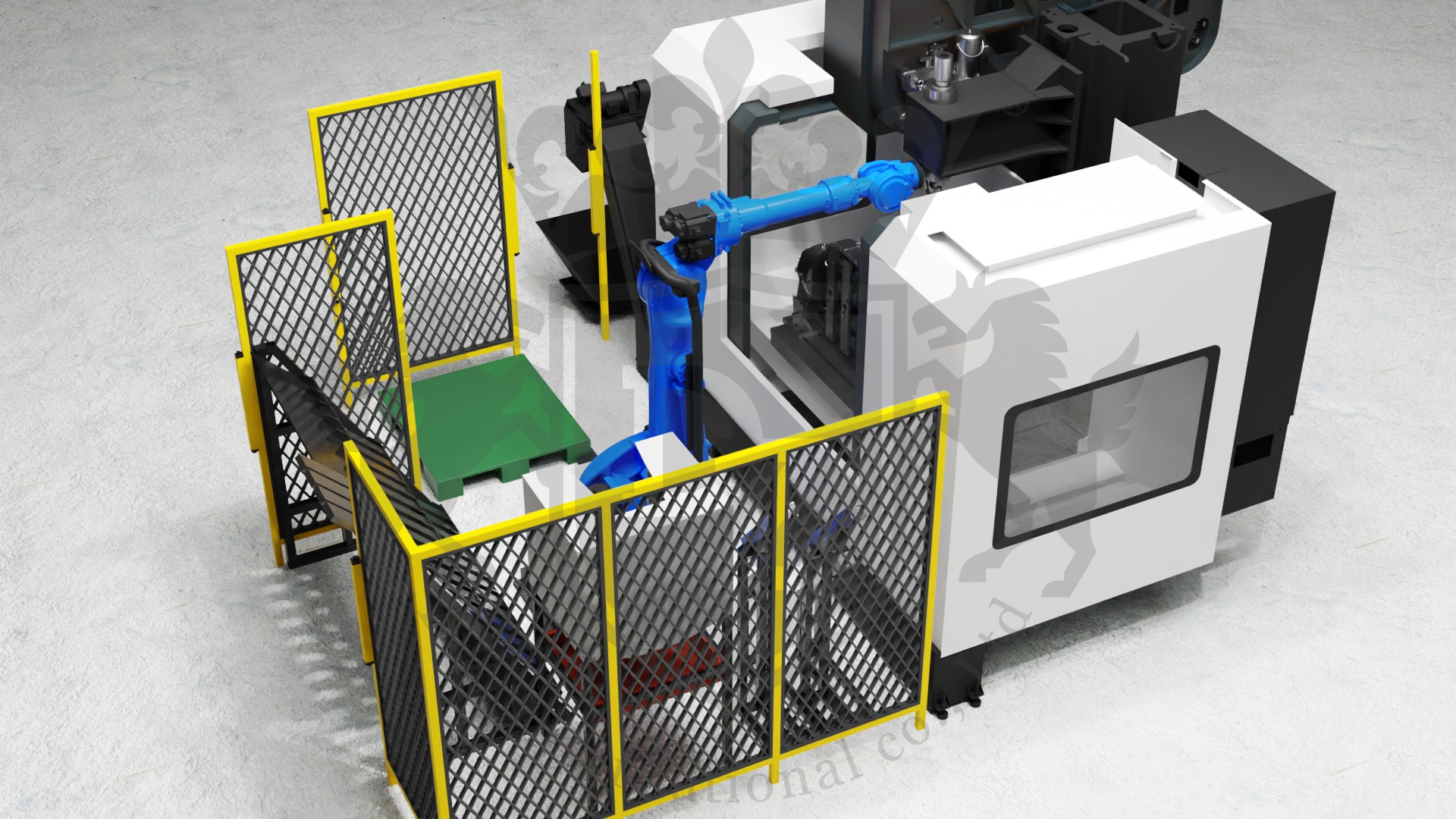 銑床加工機結合派單系統及智慧料倉上下料自動化